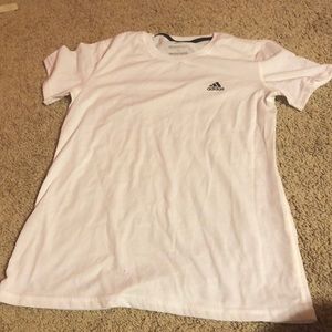 White adidas t-shirt